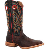 Durango PRCA Collection Men's Roughout Western Boots Ddb0466 In Chestnut And Black Eclipse