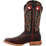 Durango PRCA Collection Men's Roughout Western Boots Ddb0466 In Chestnut And Black Eclipse