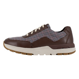 Rockport Women's Brown Plaid Composite Toe EH Pulse Tech Work Sneaker-RK773