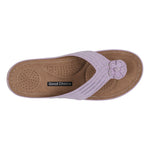 Women's Amari Flower Thong Flat Comfort Sandals - TLW Shoes