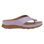 Women's Amari Flower Thong Flat Comfort Sandals - TLW Shoes