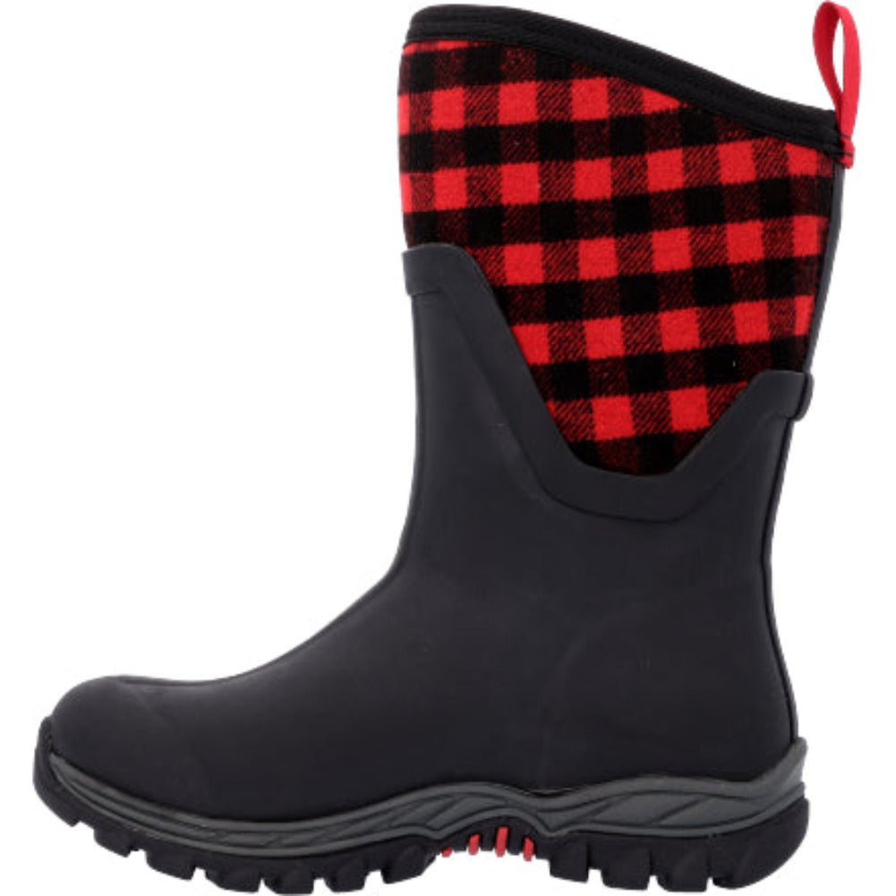 MUCK ARCTIC SPORT II WOMEN'S MID BOOTS AS2M0PLD IN BLACK RED - TLW Shoes