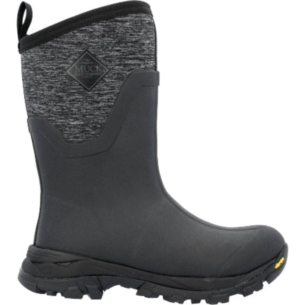 MUCK ARCTIC GRIP WOMEN'S MID BOOTS VIBRAM ARCTIC GRIP A.T ASVMA100 IN BLACK - TLW Shoes