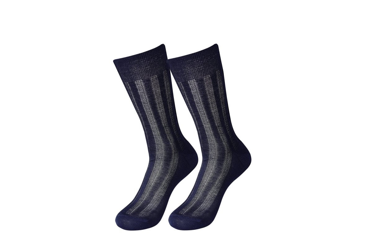 tittimitti® 100% Mercerized "Filo di Scozia" Cotton Men's Dress & Trouser Socks. Made in Italy - TLW Shoes