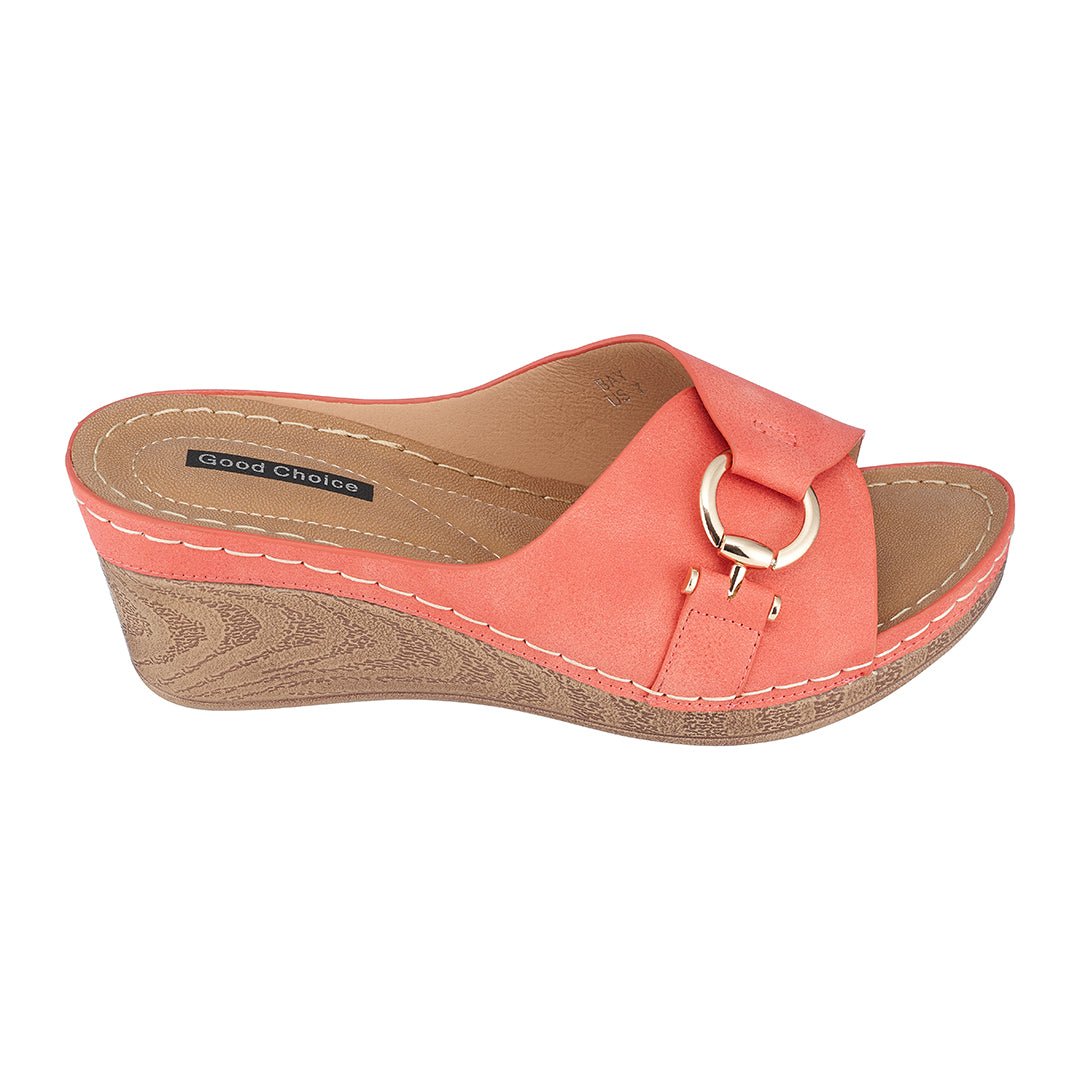 Women's Bay Coral Wedge Sandals - TLW Shoes