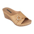 Women's Bay Tan Wedge Sandals - TLW Shoes