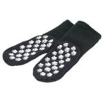 Polar Feet SUPER STRETCHY Fleece Socks - Black - TLW Shoes