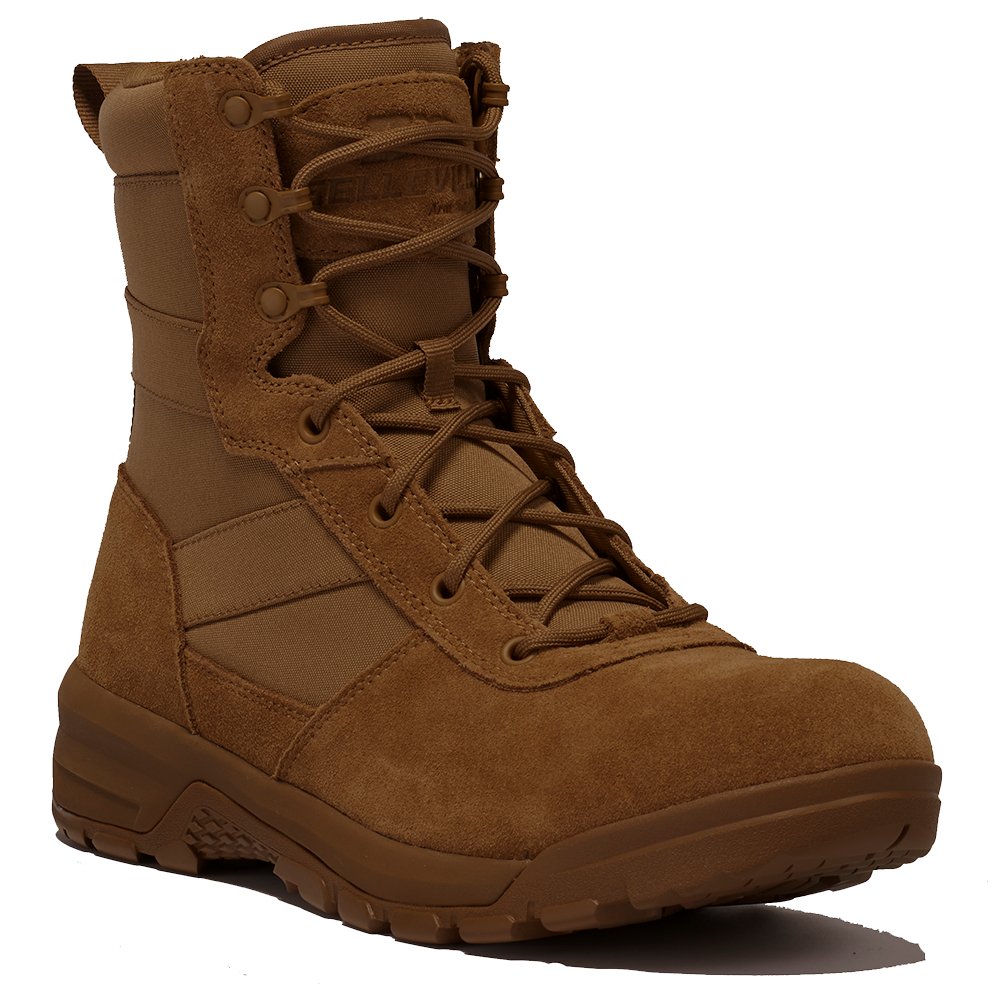 BELLEVILLE MEN'S BV518 LIGHTWEIGHT HOT WEATHER TACTICAL BOOT IN COYOTE - TLW Shoes