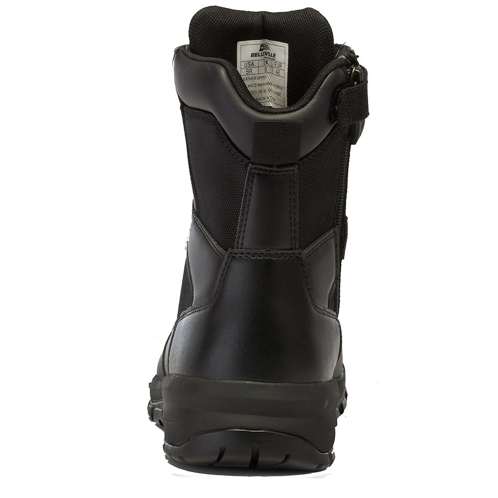 BELLEVILLE MEN'S BV918Z HOT WEATHER LIGHTWEIGHT SIDE-ZIP TACTICAL BOOT IN BLACK - TLW Shoes