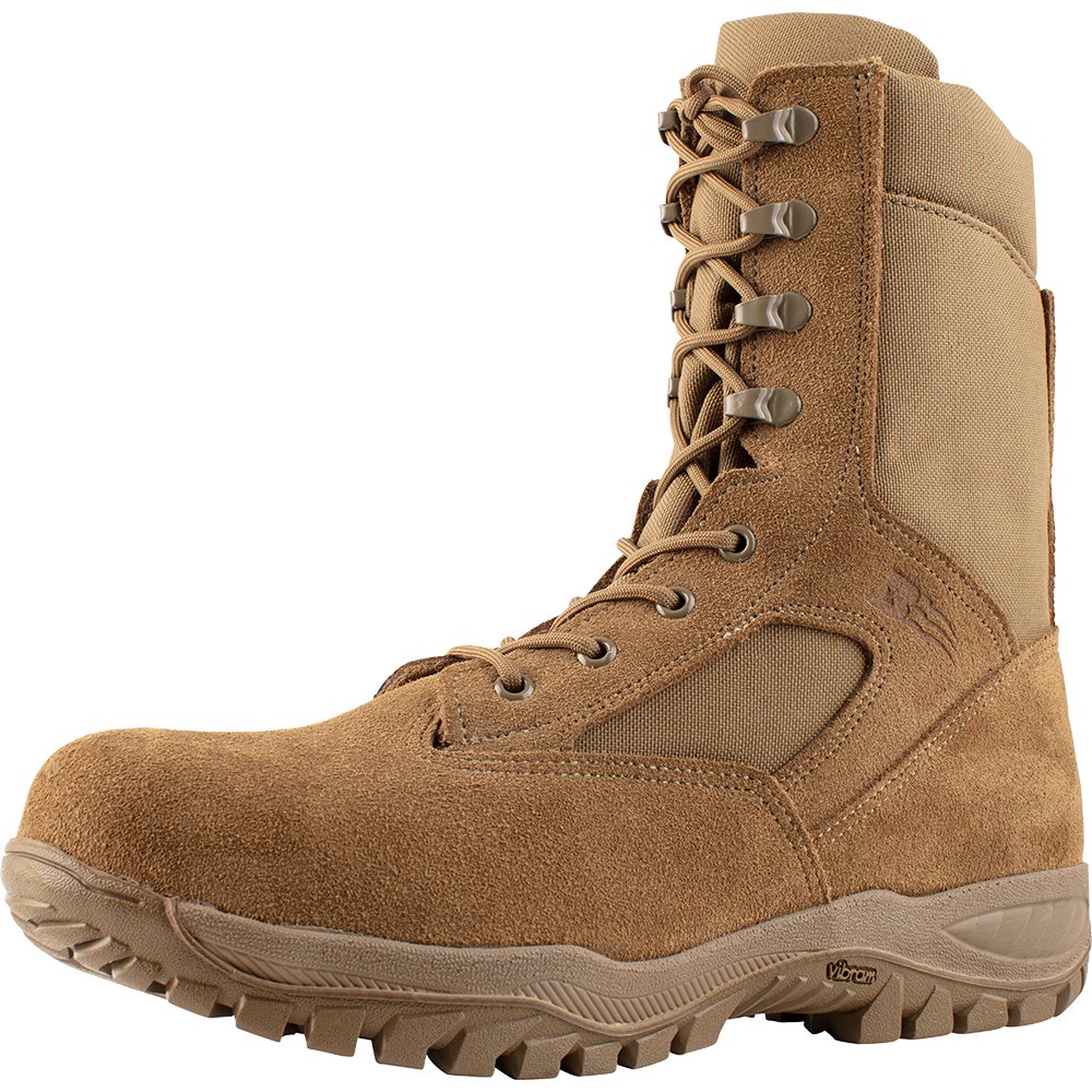 BELLEVILLE MEN'S C312ZCT HOT WEATHER TACTICAL STEEL SAFETY TOE BOOT IN COYOTE - TLW Shoes