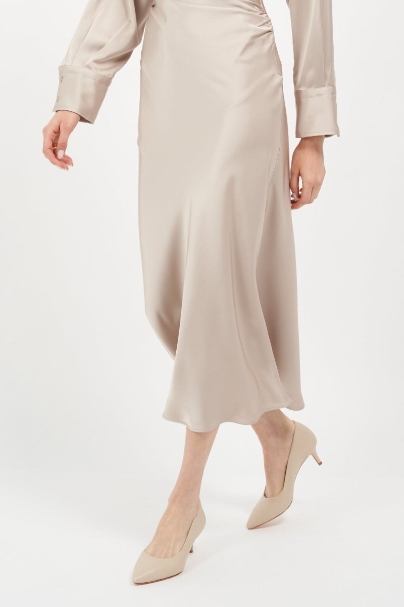 Callie Nude Mestico Lux Leather - TLW Shoes