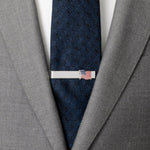 American Waving Flag Cufflinks and Tie Bar Gift Set - TLW Shoes
