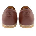 Cognac Slip Ons for Men - TLW Shoes