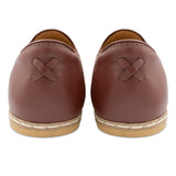 Cognac Slip Ons for Men - TLW Shoes
