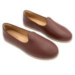 Cognac Slip Ons for Men - TLW Shoes