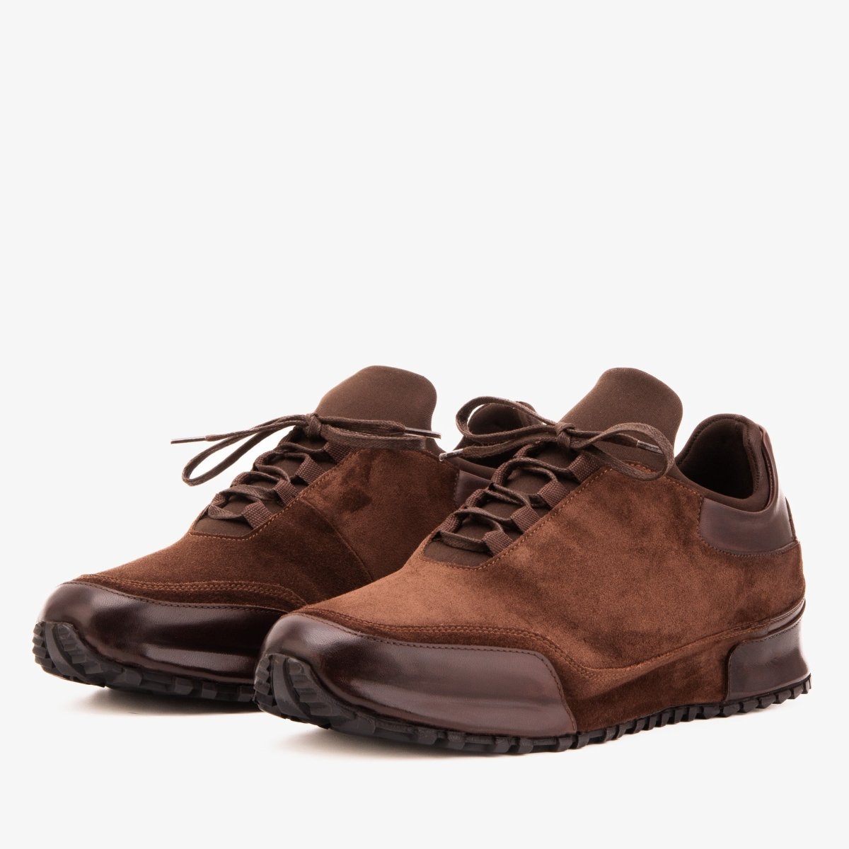 The Hudson Brown Suede Men Sneaker - TLW Shoes