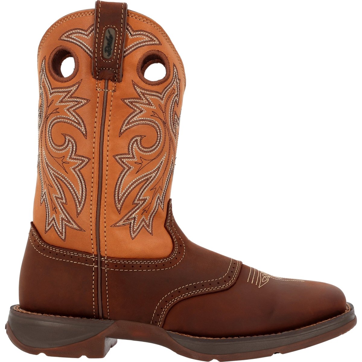 Durango Rebel Men's Steel Toe Waterproof Western Work Boots Db019 In Brown And Tan - TLW Shoes