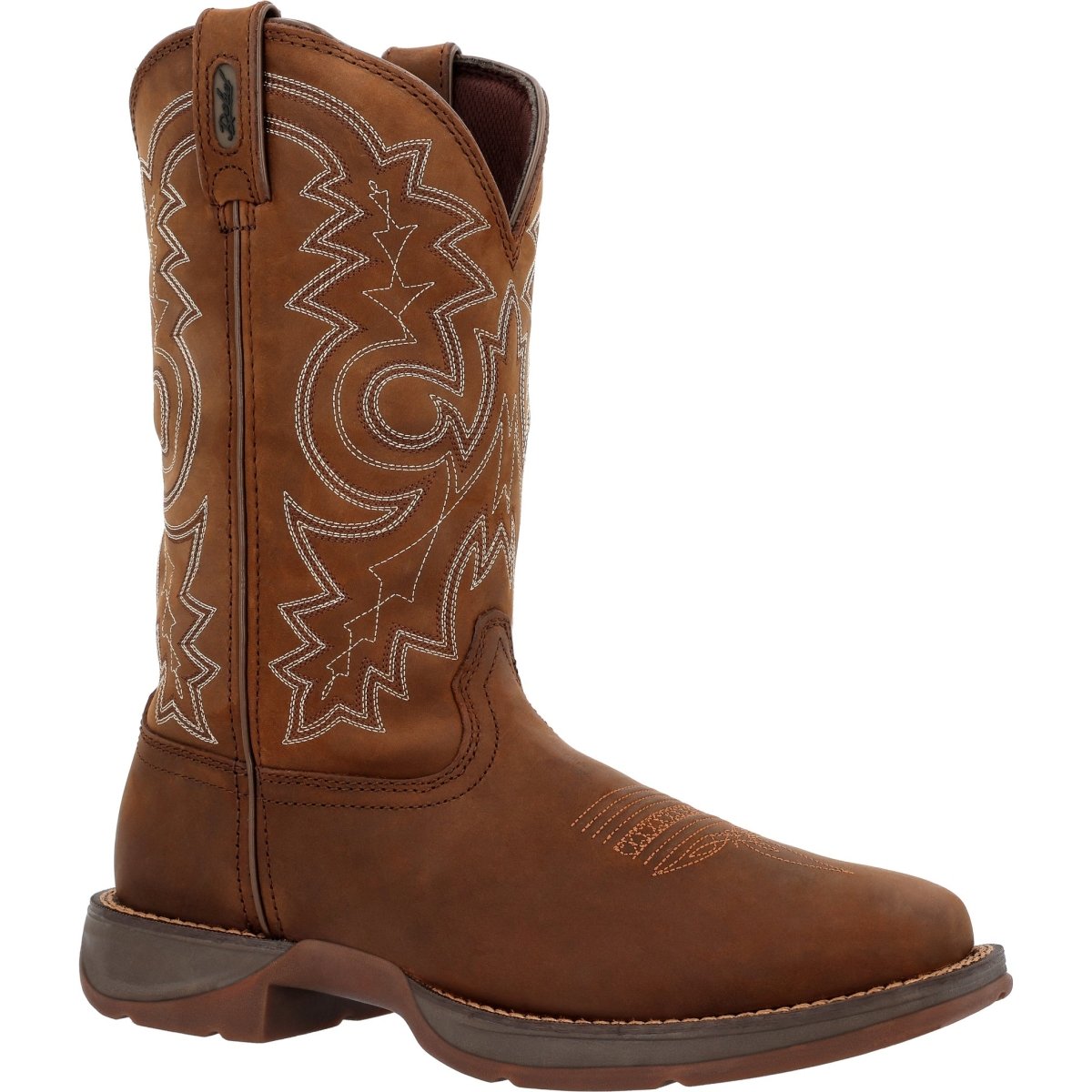 Durango Rebel Men's Steel Toe Pull - On Western Boots Db4343 In Brown - TLW Shoes