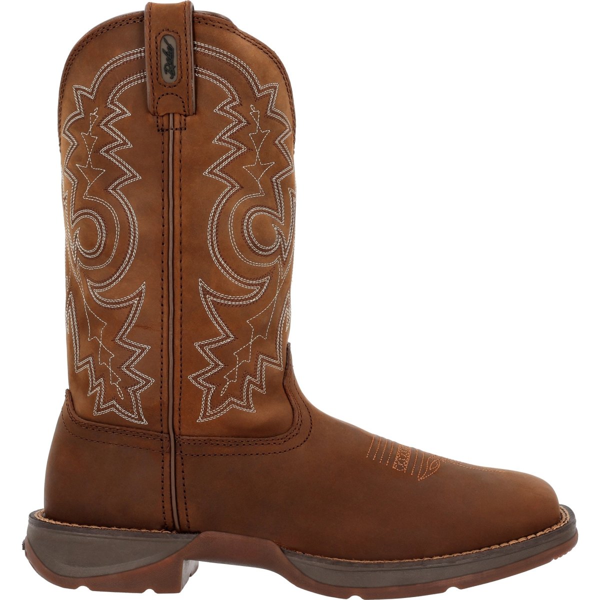 Durango Rebel Men's Steel Toe Pull - On Western Boots Db4343 In Brown - TLW Shoes