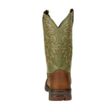 Durango Rebel Men's Pull - On Western Boots Db5416 In Coffee Cactus - TLW Shoes