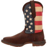 Durango Rebel Men's Patriotic Pull - On Western Flag Boots Db5554 In Brown - TLW Shoes