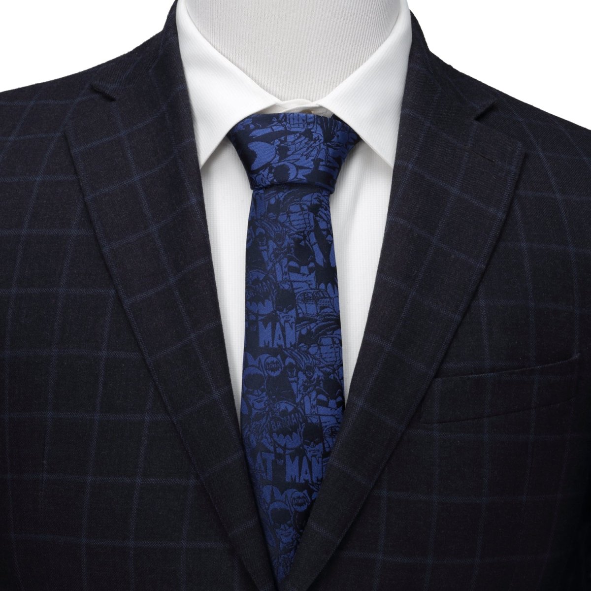 DC Batman Comic Blue Tie - TLW Shoes