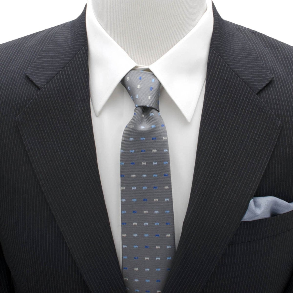 DC Batman Icon Gray Mens Tie - TLW Shoes