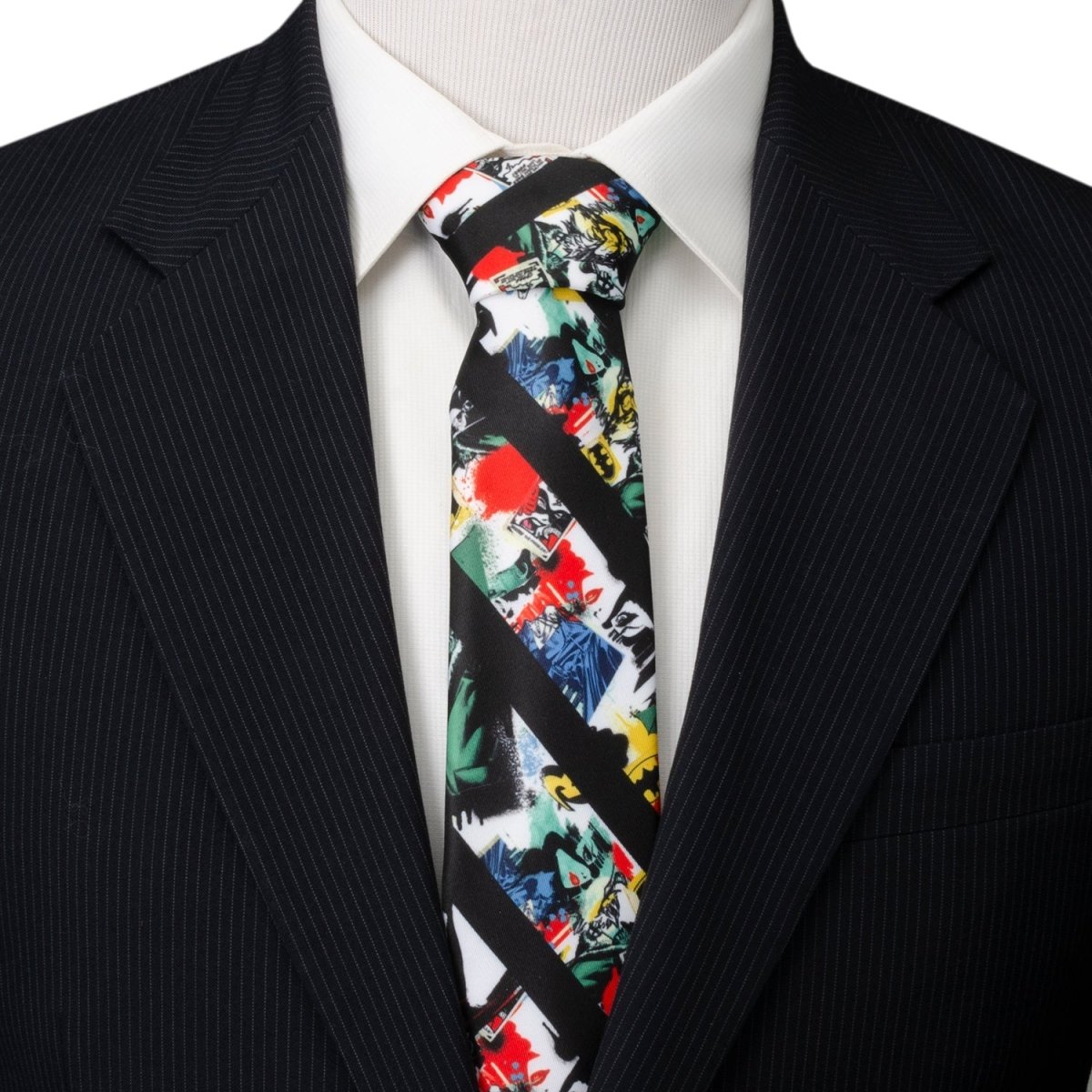 DC Batman Chaos Stripe Men's Tie - TLW Shoes