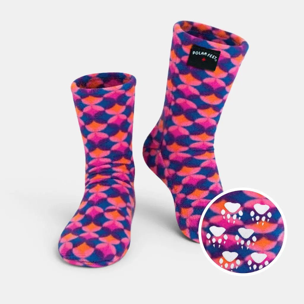 Polar Feet Fleece Socks - Art Deco - TLW Shoes