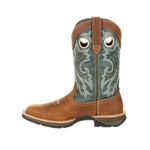 Durango Rebel Men's Western 12" Pull - on Work Boots Ddb0131 In Saddlehorn And Clover - TLW Shoes