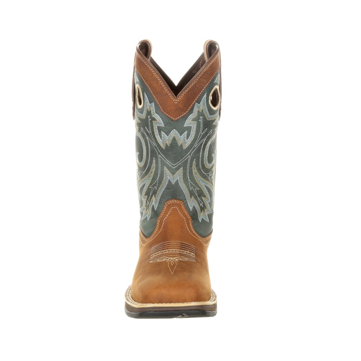 Durango Rebel Men's Western 12" Pull - on Work Boots Ddb0131 In Saddlehorn And Clover - TLW Shoes