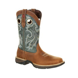 Durango Rebel Men's Western 12" Pull - on Work Boots Ddb0131 In Saddlehorn And Clover - TLW Shoes