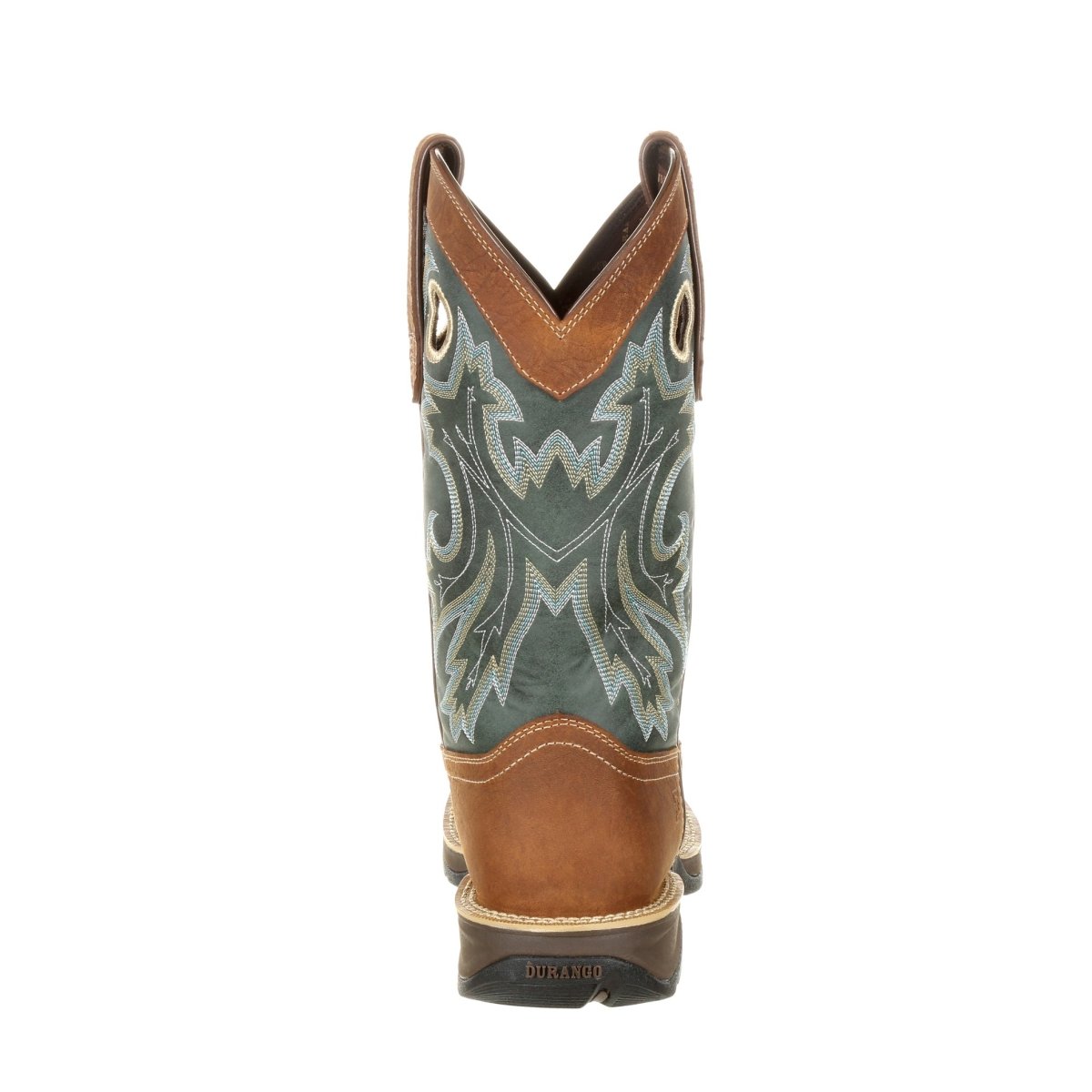 Durango Rebel Men's Western 12" Pull - on Work Boots Ddb0131 In Saddlehorn And Clover - TLW Shoes