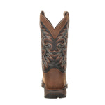 Durango Rebel Men's Western 12" Pull - on Work Boots Ddb0135 In Chocolate And Midnight - TLW Shoes