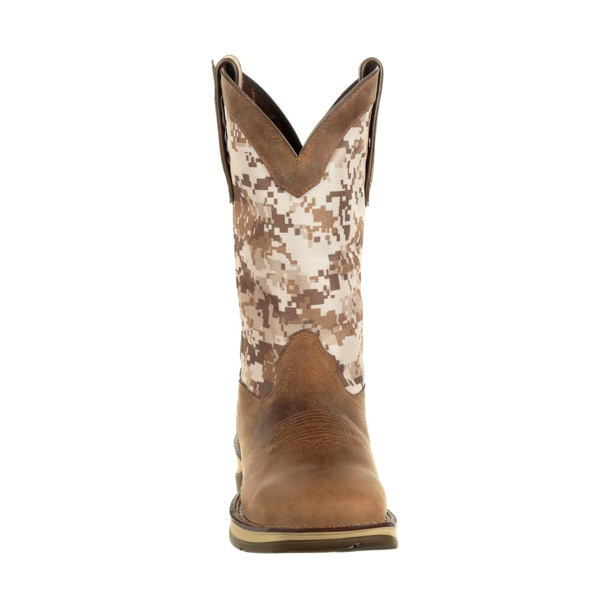 Durango Rebel Men's Desert Camo Pull - on Western Work Boots Ddb0166 In Brown - TLW Shoes