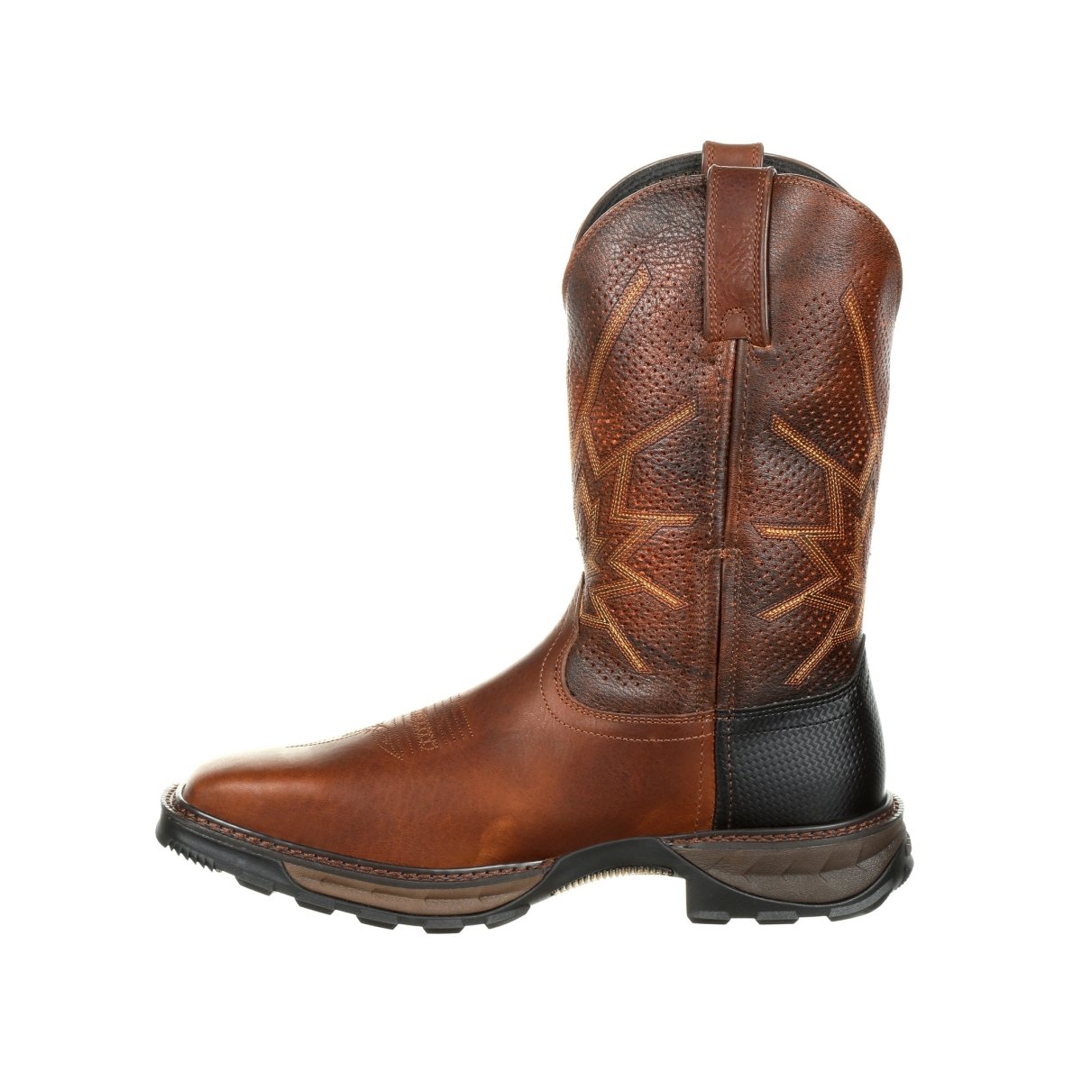 Durango Maverick Xp Men's Steel Toe Ventilated Pull - On Work Boots Ddb0175 In Tobacco - TLW Shoes