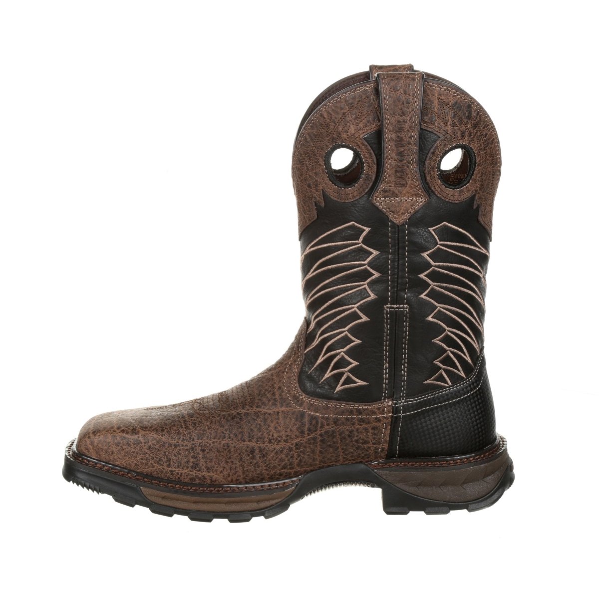 Durango Maverick Xp Men's Steel Toe Waterproof Western Work Boots Ddb0176 In Chocolate - TLW Shoes