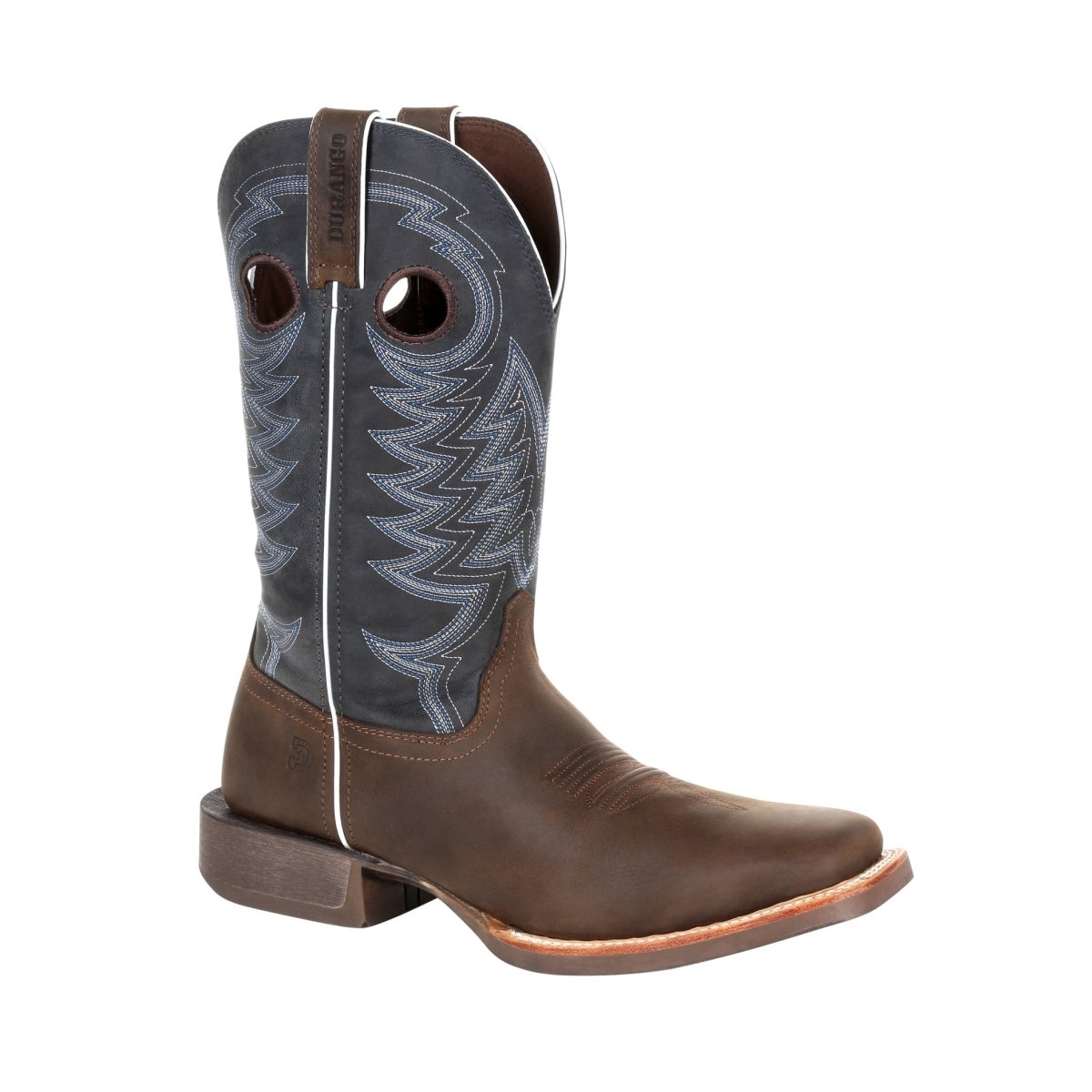 Durango Rebel Pro Men's Western Boots Ddb0216 In Belgian Brown And Denim Blue - TLW Shoes