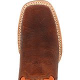 Durango Rebel Pro Men's Pull - on Western Work Boots Ddb0230 In Brown And Orange - TLW Shoes