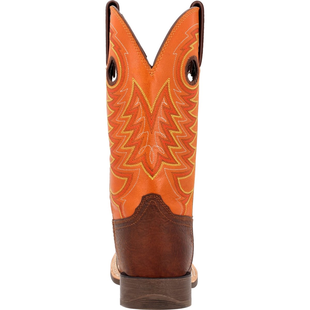 Durango Rebel Pro Men's Pull - on Western Work Boots Ddb0230 In Brown And Orange - TLW Shoes