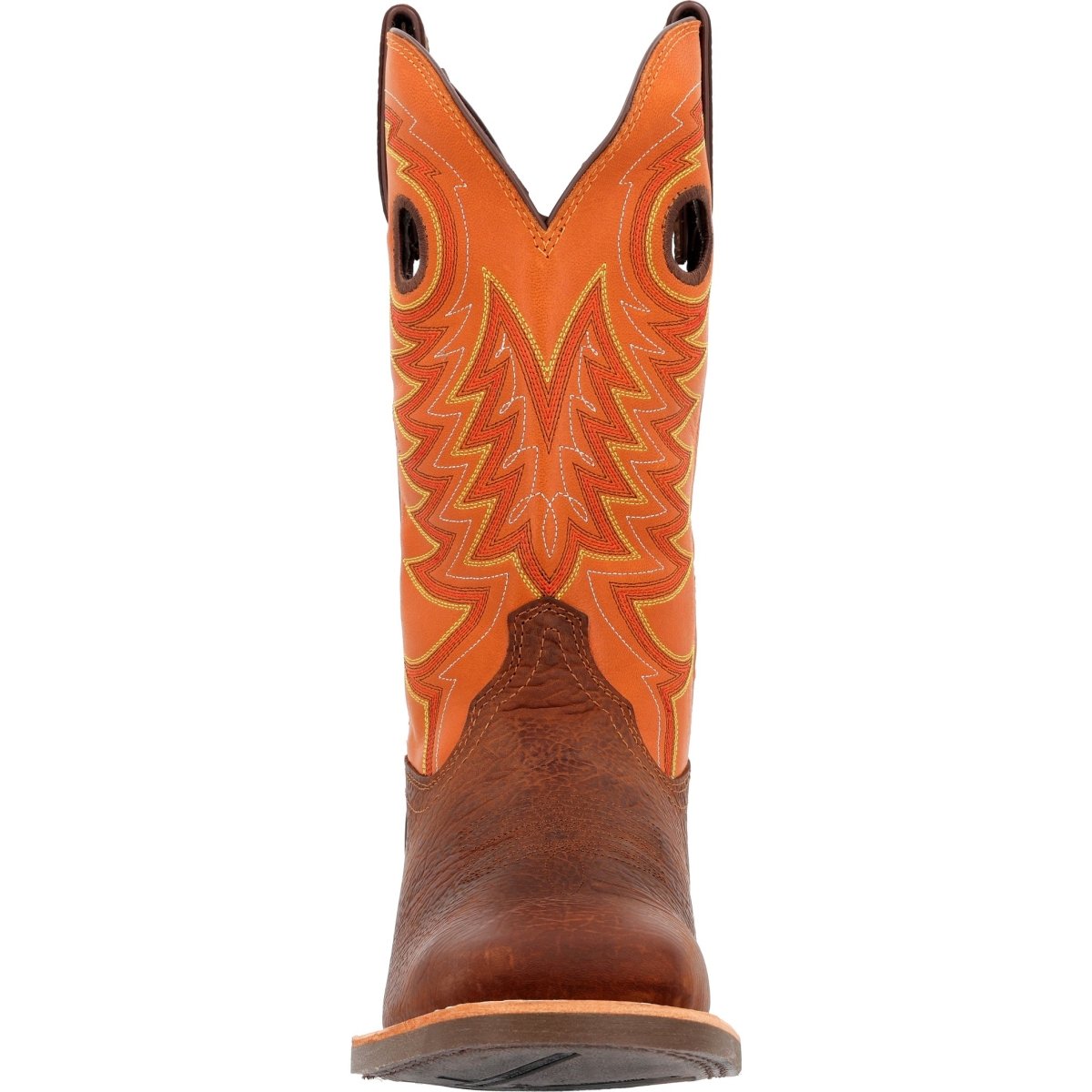 Durango Rebel Pro Men's Pull - on Western Work Boots Ddb0230 In Brown And Orange - TLW Shoes