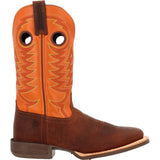 Durango Rebel Pro Men's Pull - on Western Work Boots Ddb0230 In Brown And Orange - TLW Shoes