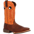 Durango Rebel Pro Men's Pull - on Western Work Boots Ddb0230 In Brown And Orange - TLW Shoes