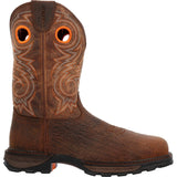 Durango Maverick Xp 11" Men's Composite Toe Waterproof Western Work Boots Ddb0239 In Bay Brown And Steel Cut Oat - TLW Shoes