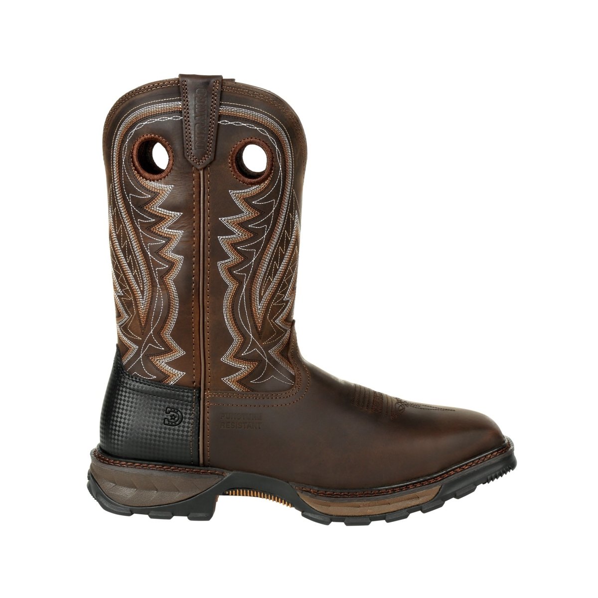 Durango Maverick Xp Men's Steel Toe Waterproof Western Work Boots Ddb0269 In Nicotine Chocolate - TLW Shoes