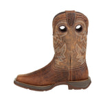 Durango Rebel Men's Western 11" Pull - on Work Boots Ddb0271 In Trail Brown - TLW Shoes