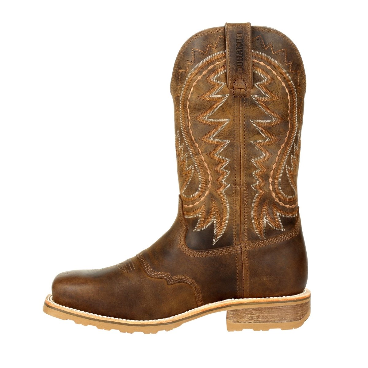 Durango Maverick Pro Men's Steel Toe Waterproof Western Work Boots Ddb0297 In Rugged Tan - TLW Shoes