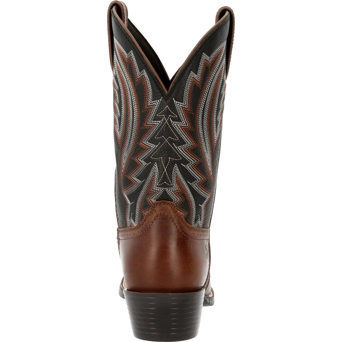 Durango Westward Men's 11” Western Pull - on Work Boots Ddb0351 In Dark Chestnut Black Onyx - TLW Shoes