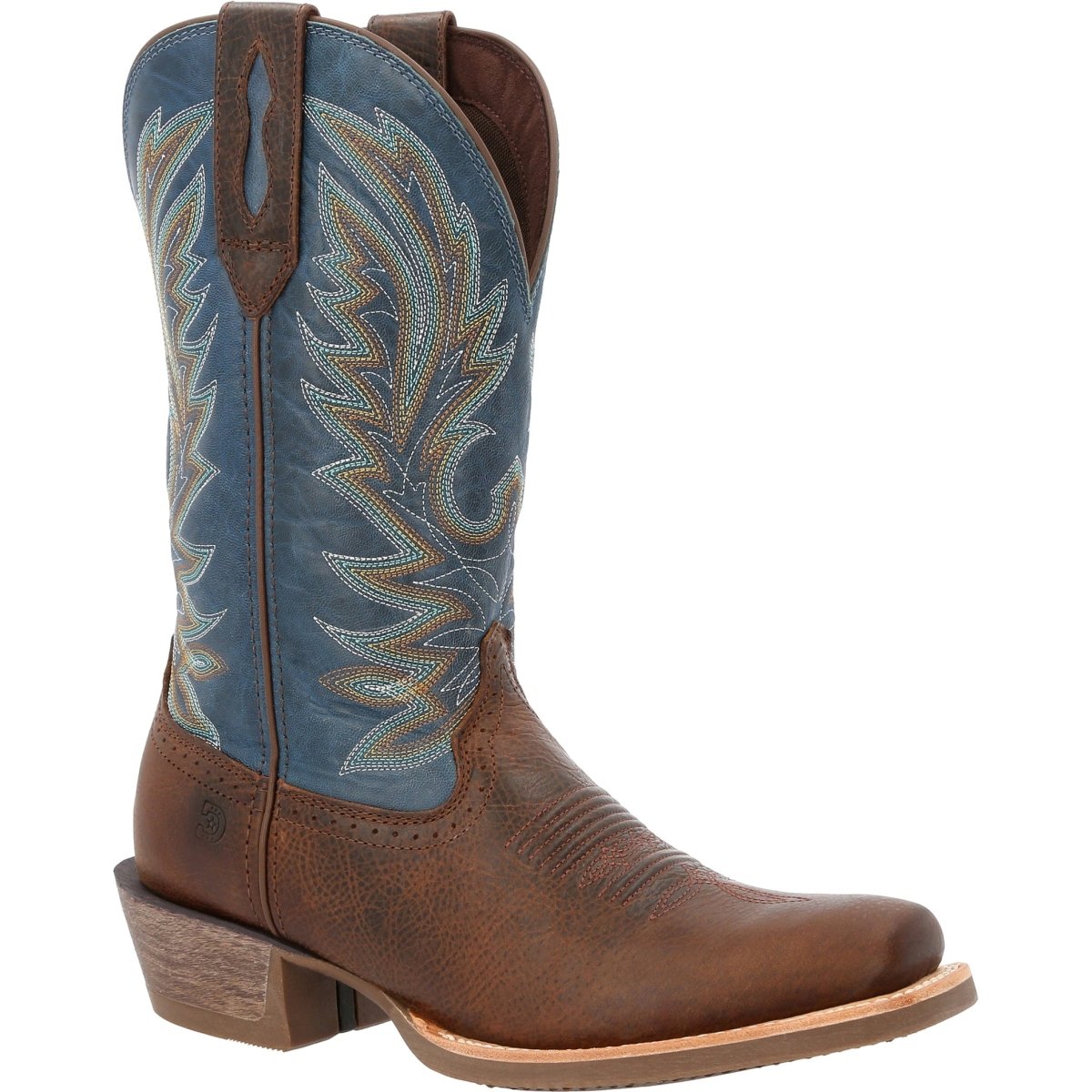 Durango Rebel Pro Men's Hickory & Denim Western 12" Pull - on Work Boots Ddb0356 In Brown - TLW Shoes