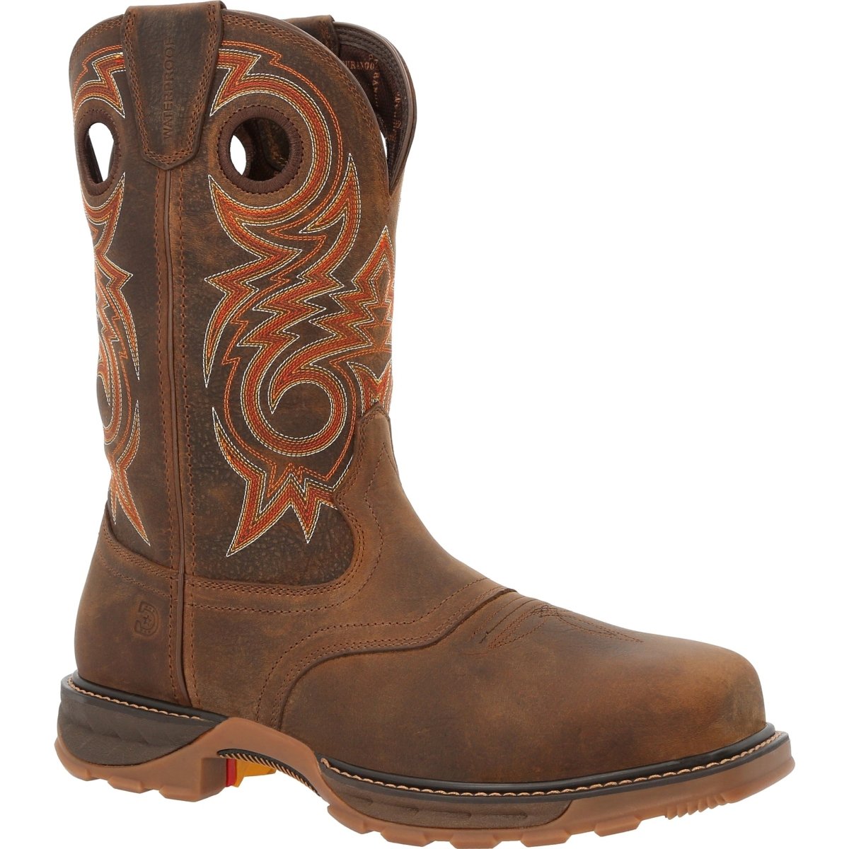 Durango Maverick Xp 11" Men's Composite Toe Waterproof Western Work Boots Ddb0365 In Brown - TLW Shoes